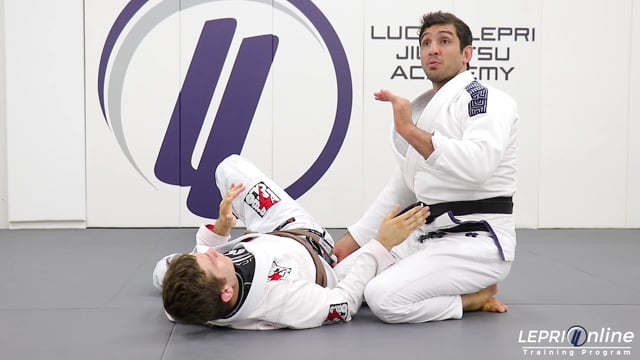Spider Guard Pass to Side Control Variation