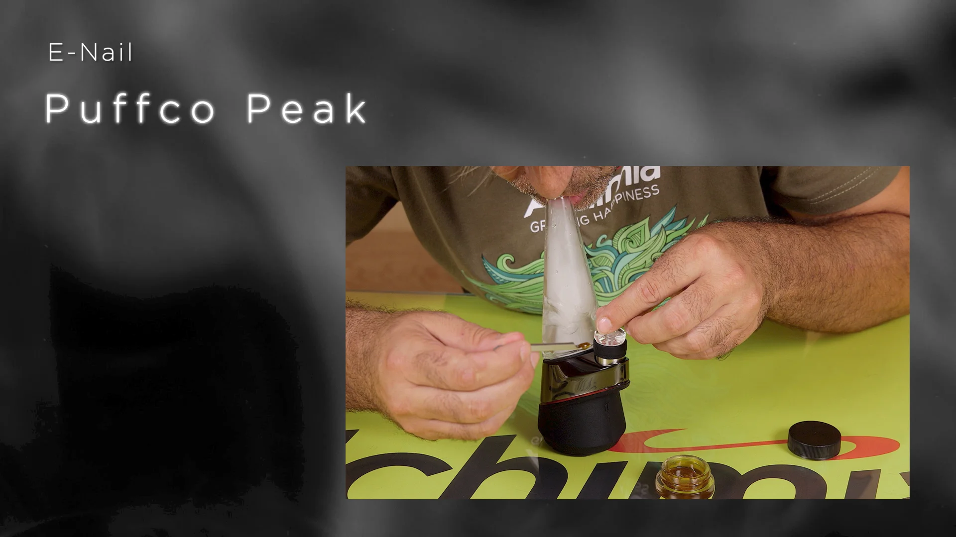 E-Nail Puffco Peak. Tutorial video