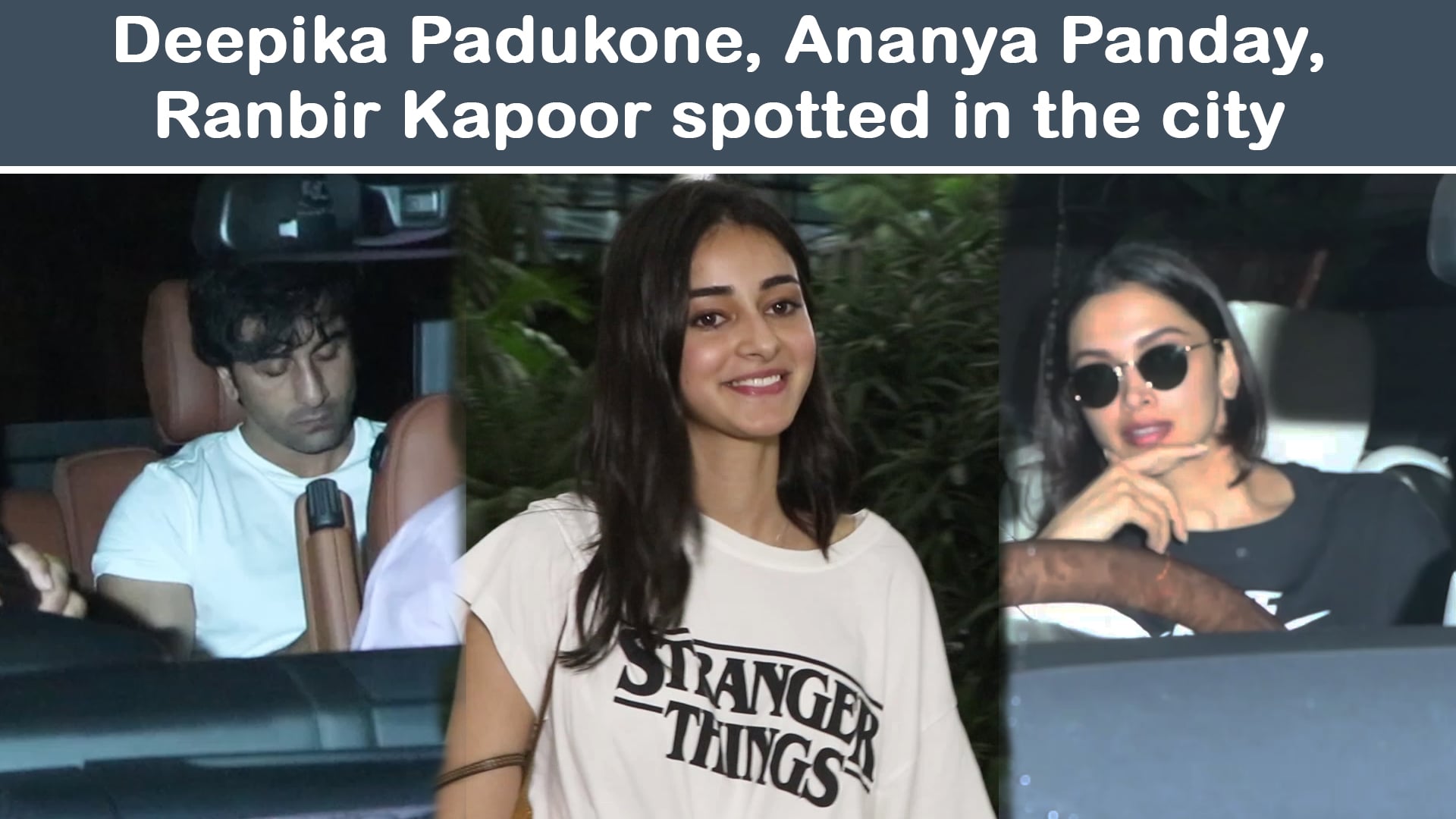 Celeb spotting: Deepika Padukone, Ranbir Kapoor, Shahid Kapoor and others