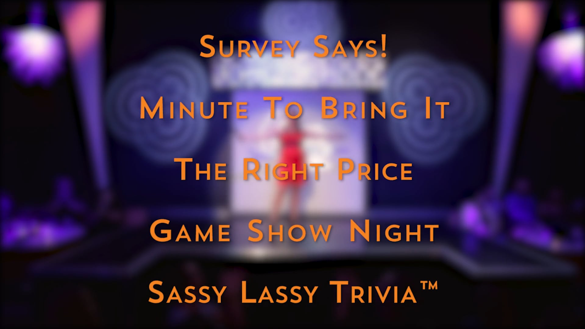 Promotional video thumbnail 1 for Sassy Lassy Interactive Events