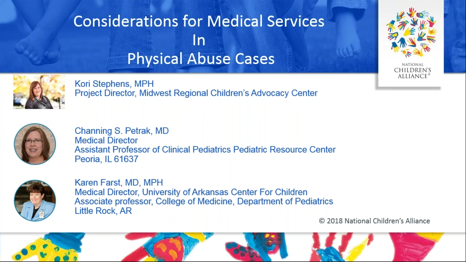 Considerations for the Medical Response in Physical Abuse Cases March 7.2019 - Webinar