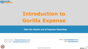 Gorilla Expense