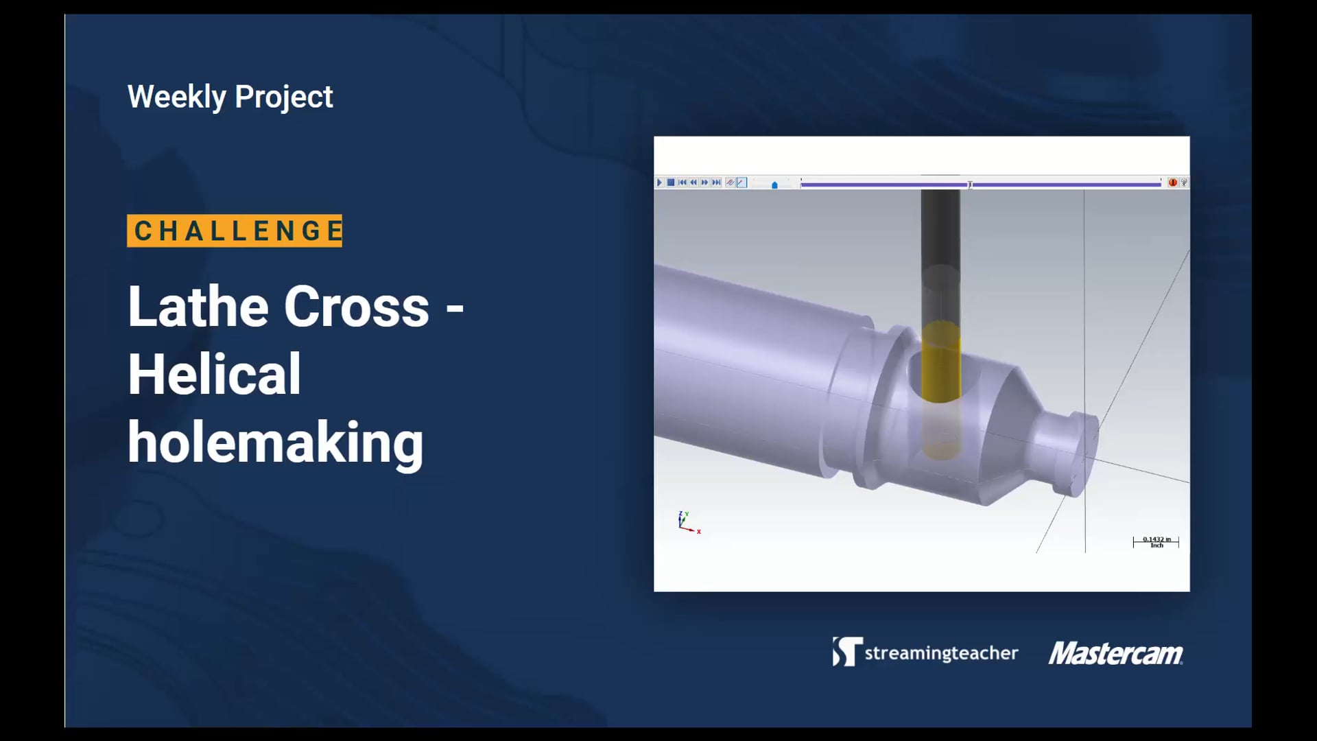 Lathe Cross - Helical Holemaking