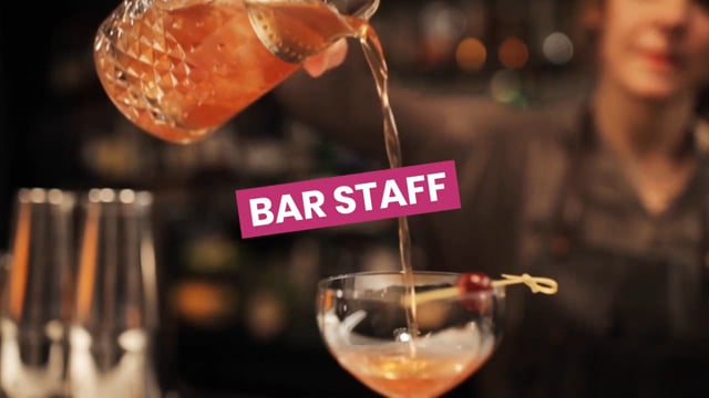 Bar staff video 3