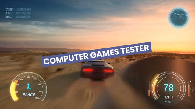 Computer games tester video 3