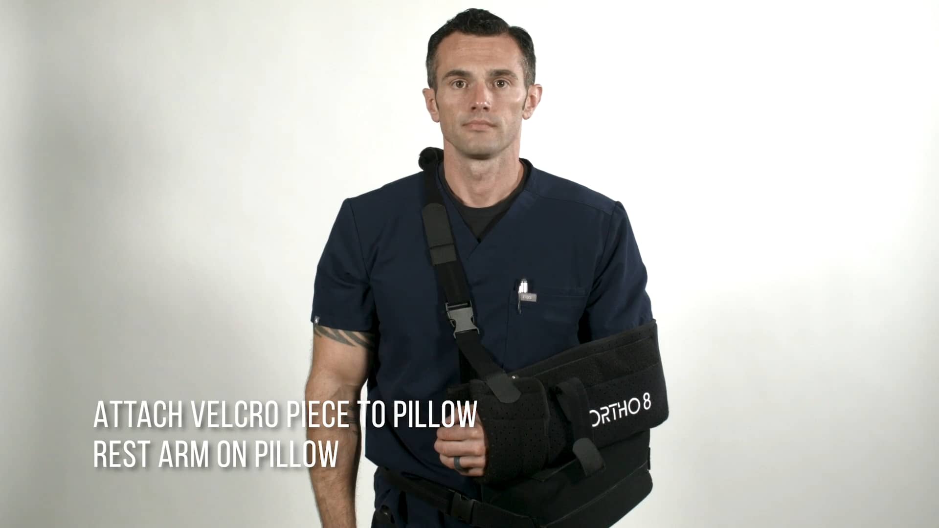 How To Ortho8 Universal Shoulder Abduction Sling on Vimeo
