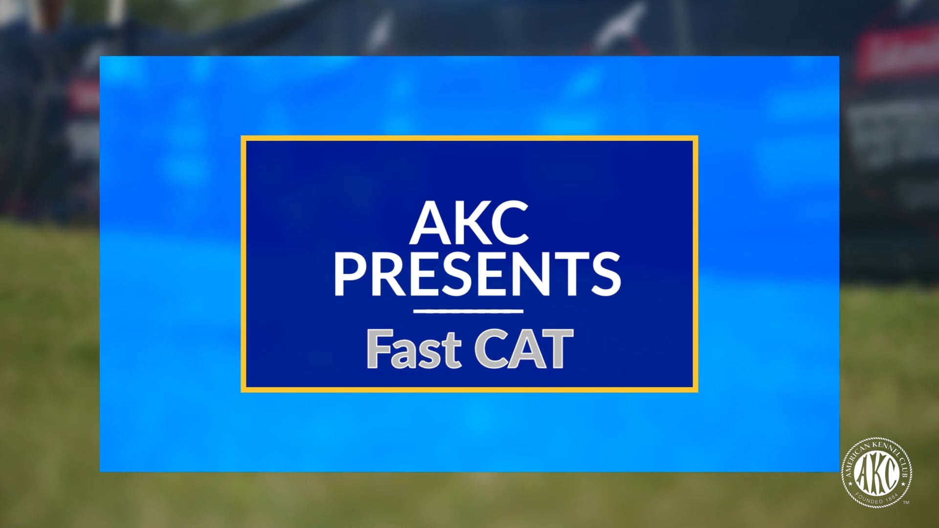 Promo: AKC Presents the Sport of Fast CAT