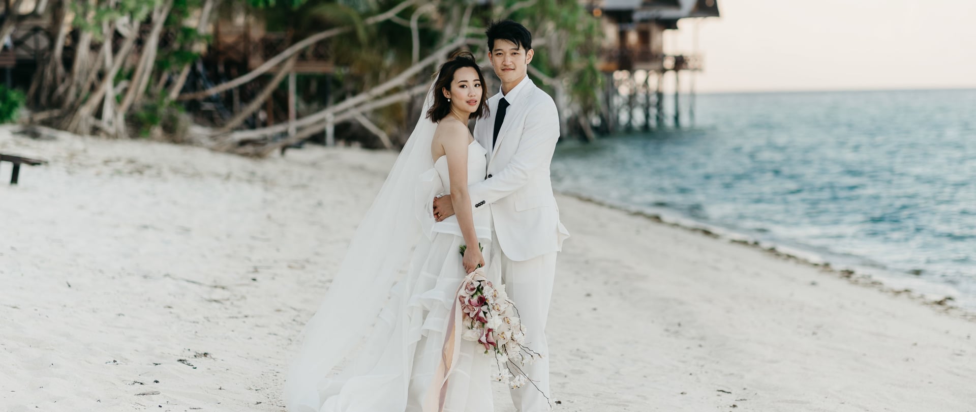 Tricia & Hieu Wedding Video Filmed at Lankayan Island, Malaysia