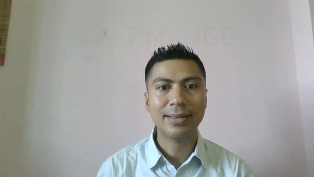 Bimal Guimire, one of the winners of the PMD Pro Story Contest 2019