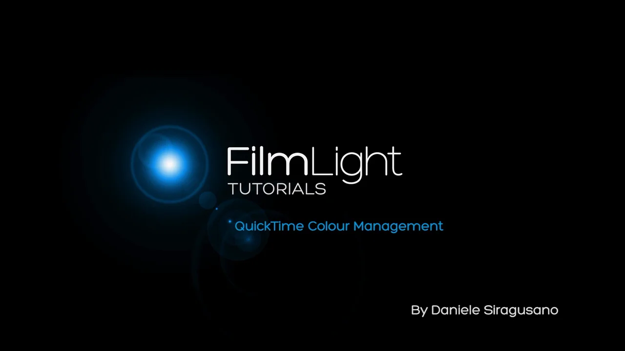 QuickTime Colour Management