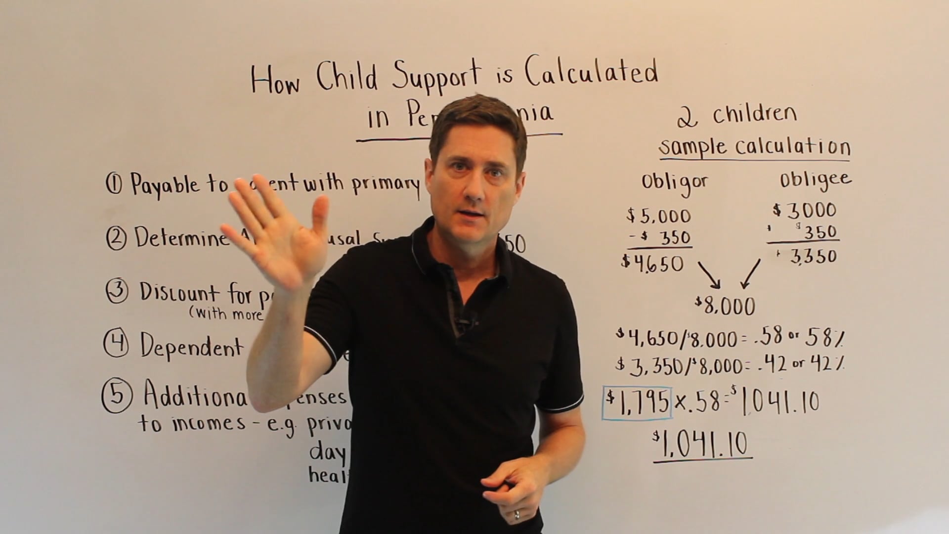 How Child Support is Calculated in Pennsylvania on Vimeo