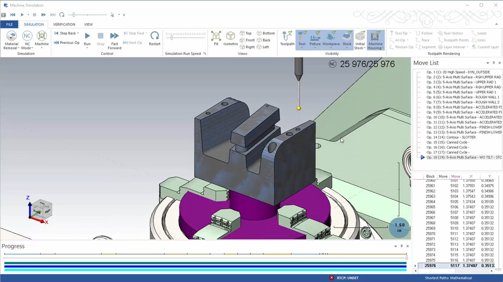 3D Mill Finishing Toolpaths