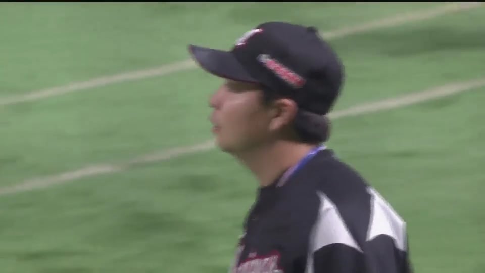【6回裏】反撃は許さない!! マリーンズ・松永が満塁のピンチをダブルプレーで抑える!! 2019/7/25 H-M