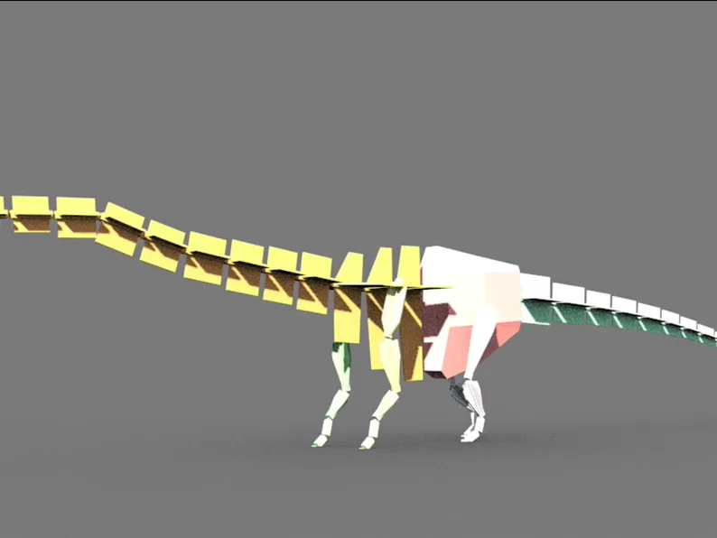 Diplodocus 3D Dinosaur