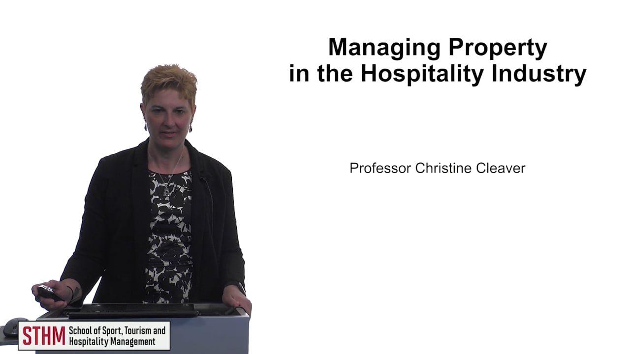 Managing Property in the Hospitality Industry