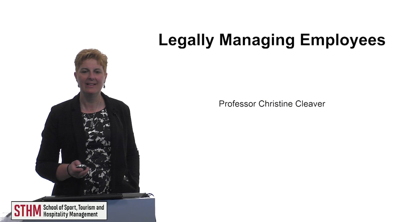 Legally Managing Employees