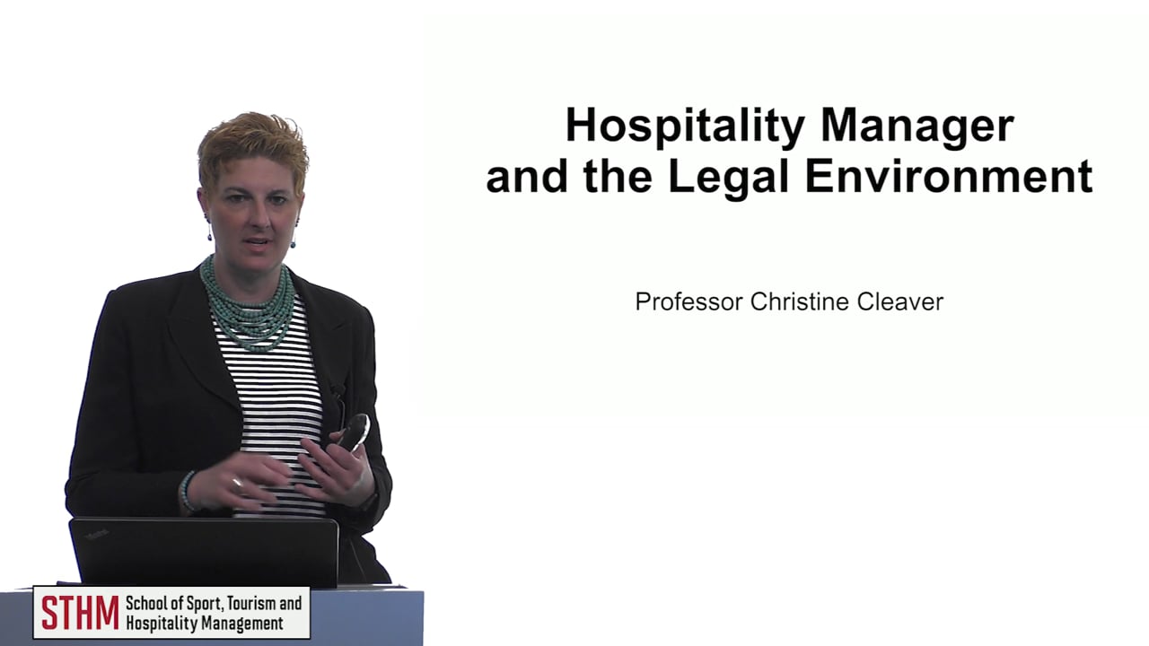 Login to view Hospitality Manager and the Legal Environment
