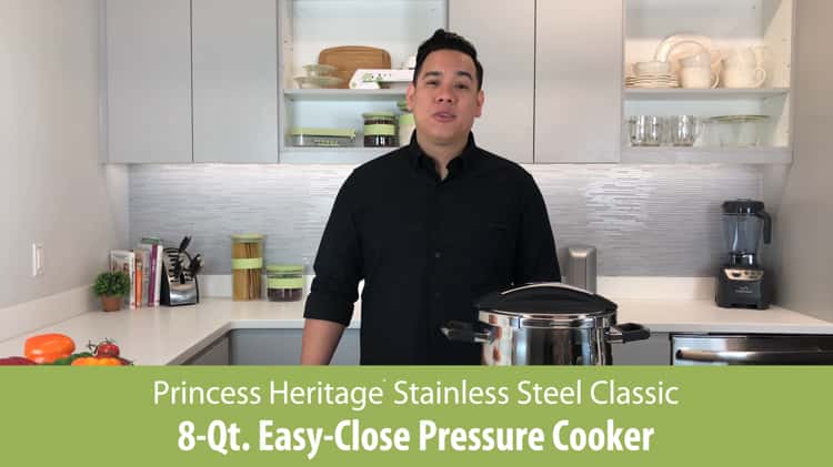 Princess Heritage® Stainless Steel Classic 8-Qt. Pressure Cooker
