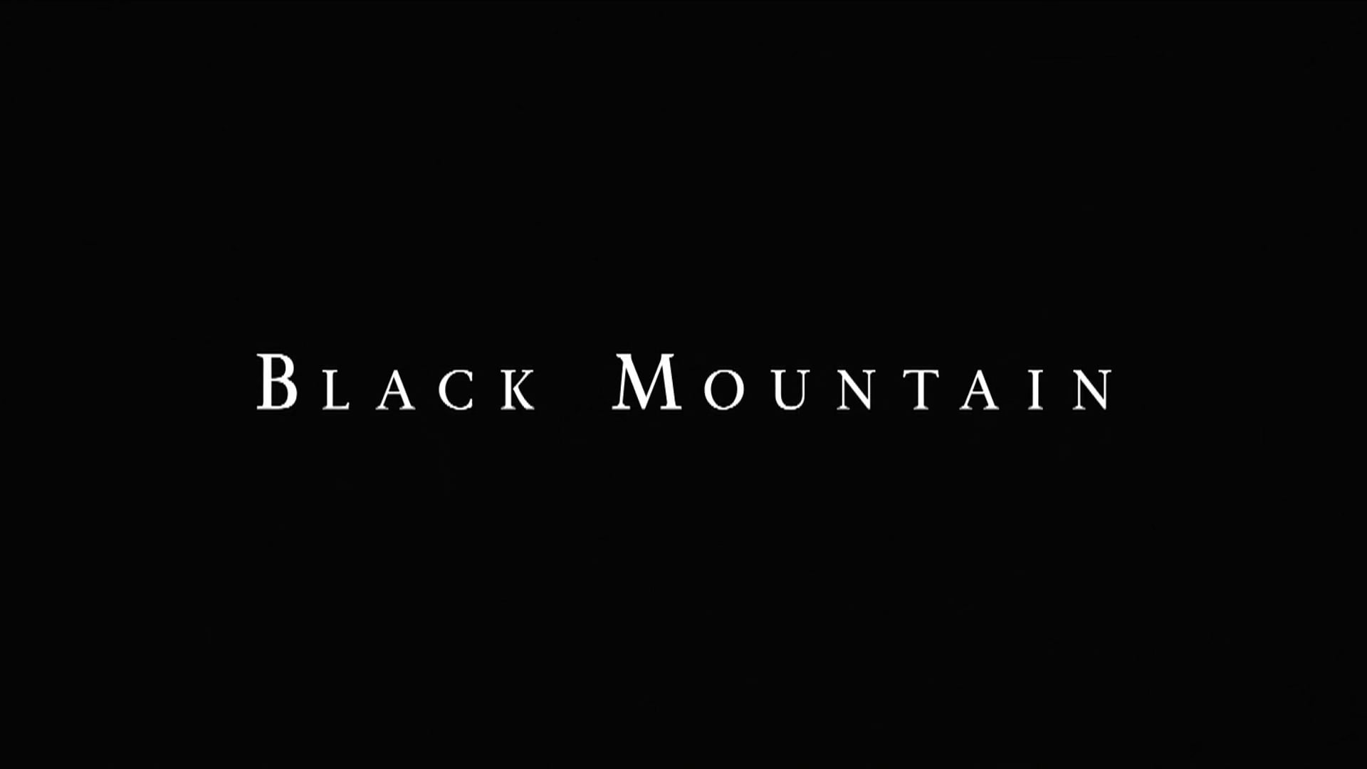 Black Mountain Proof of Concept (Short 2019)
