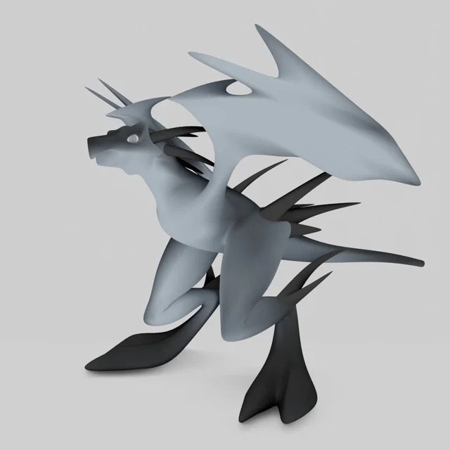 3D file Pokemon Reshiram 3d print 🐉・3D print model to download