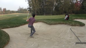 Practice With A 9-Iron - Bunker