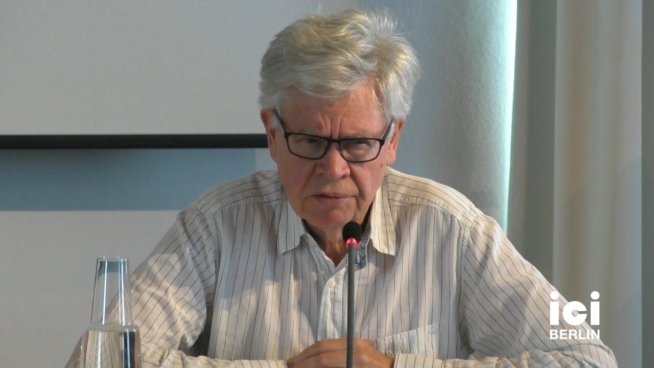 Talk by Derek Attridge