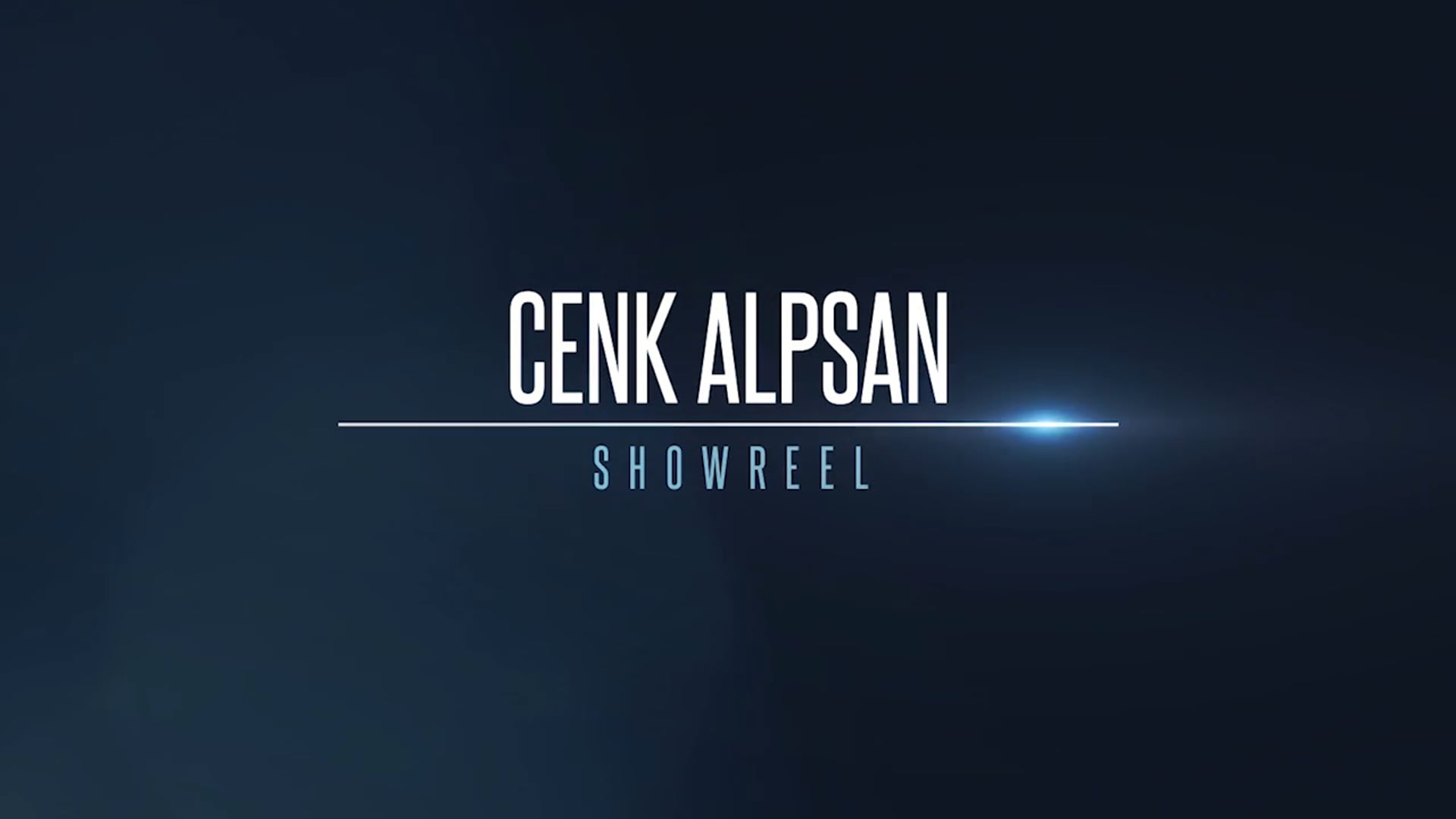 Cenk Alpsan - 2016 Showreel