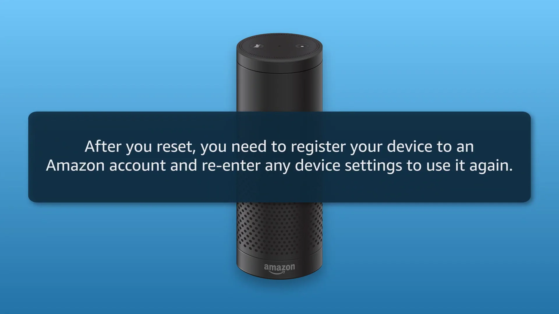 Reset Amazon Echo First Generation – UUGIK