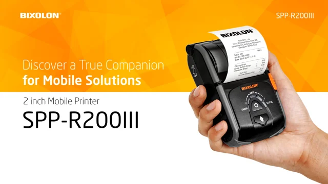 BIXOLON SPP-C200 Impresora Portátil - Soluciones para retail, industria,  bodegas y hospidalidad