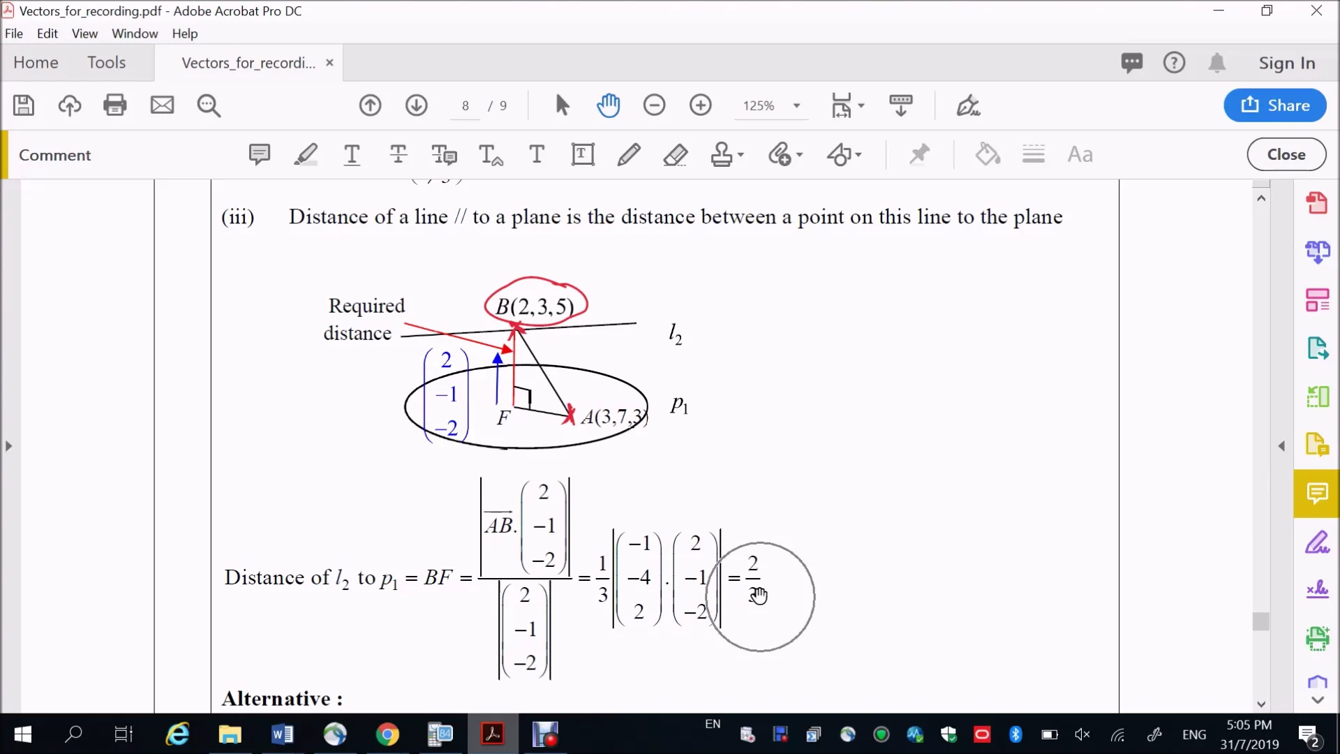 Vectors LT Time Practice 3(iii)