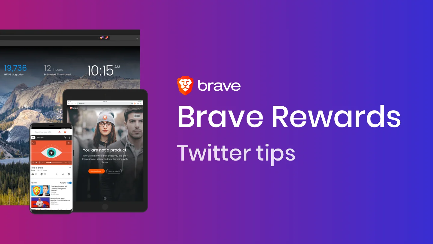 Tipping on Twitter with Brave Rewards