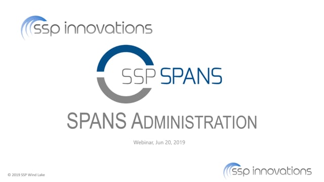 SPANS Administration