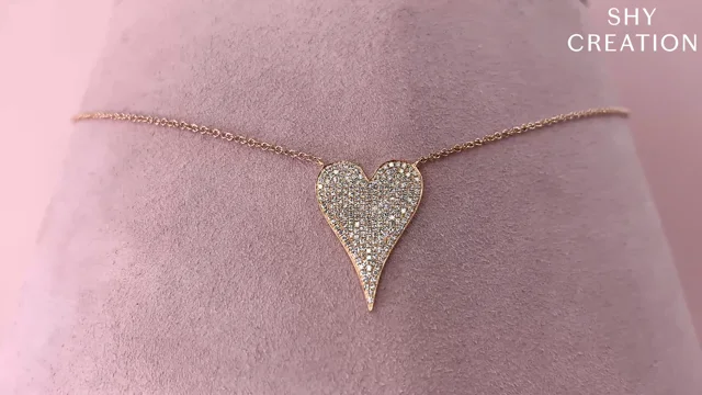 Shy Creations Rose Gold Heart Necklace 001-165-00944, Brax Jewelers