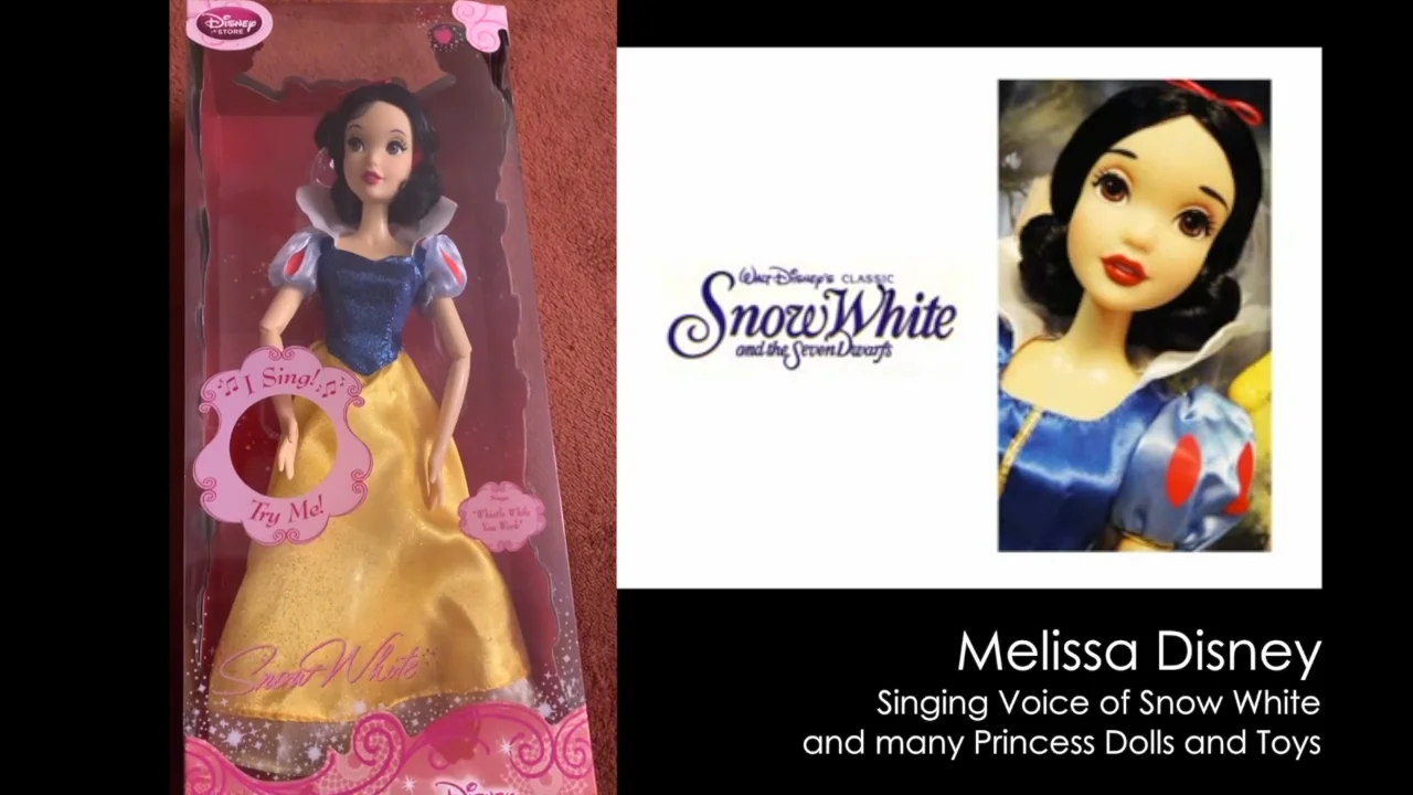 Singing snow white store doll