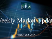 Weekly Market Update- August 2nd, 2019