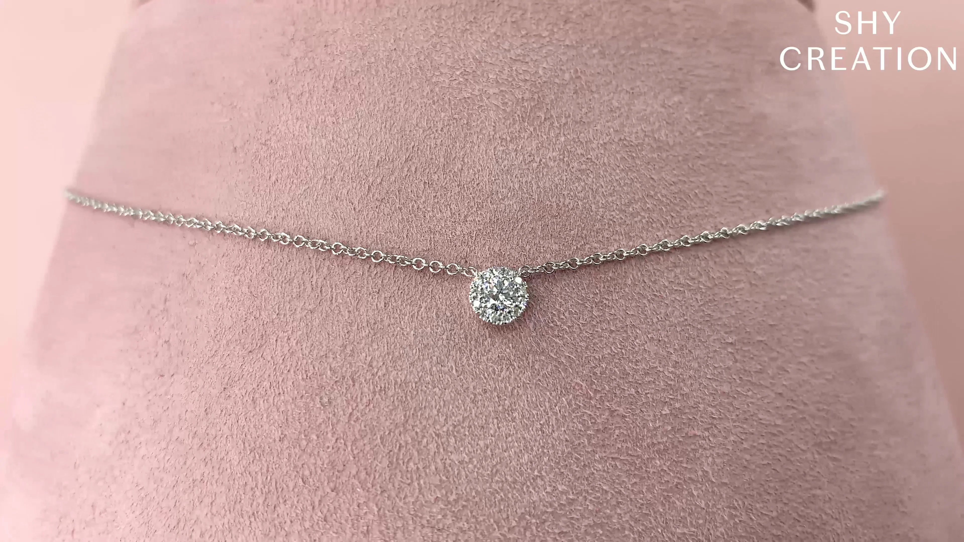 0.14CT DIAMOND NECKLACE – Shy Creation