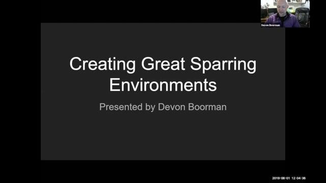 Creating Great Sparring Environments | Webinar