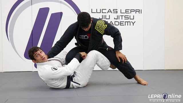 Single Leg Fake to De La Riva to Sit Up Variation when Opponent Defends to Takedown