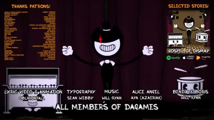 Bendy And The Ink Machine Song (by DAGames) on Vimeo