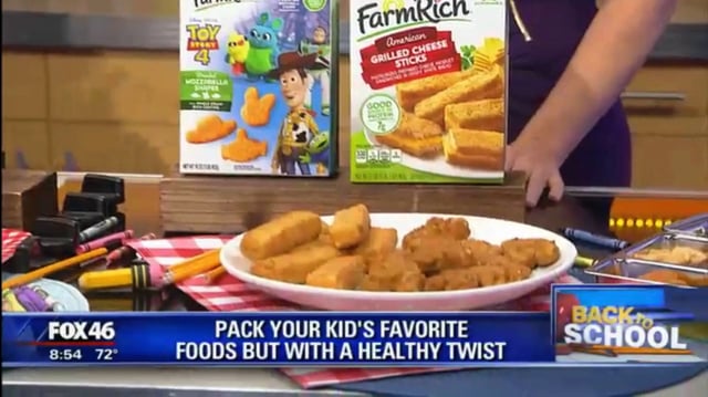 Back to School Lunches on Fox46 Charlotte North Carolina