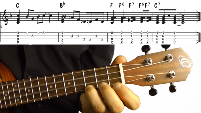 Blues spielen auf der Uke