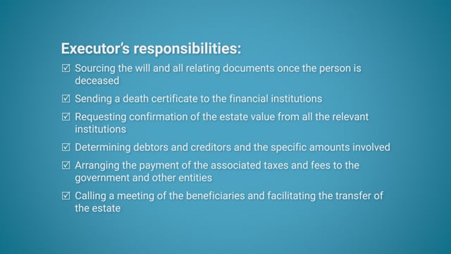 Module 08: Estate Executors and Power of Attorney - Video Thumbnail