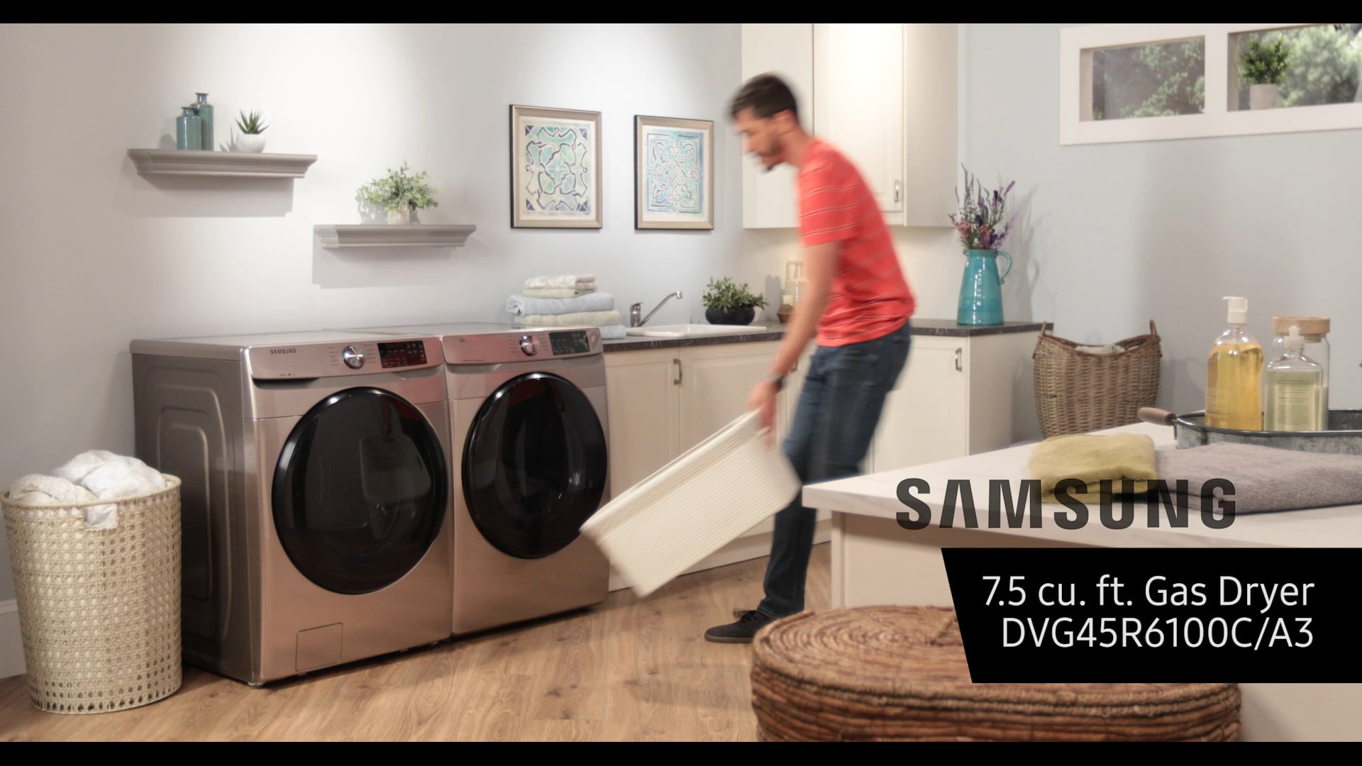 Samsung DVG45R6100CA3 Gas Dryer Drum Light on Vimeo