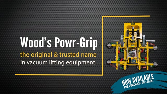 Wood's Powr-Grip's MRPT16 Vacuum Lifter