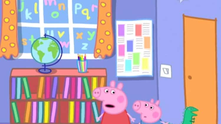 Sacca asilo Peppa pig (cordini rosa)