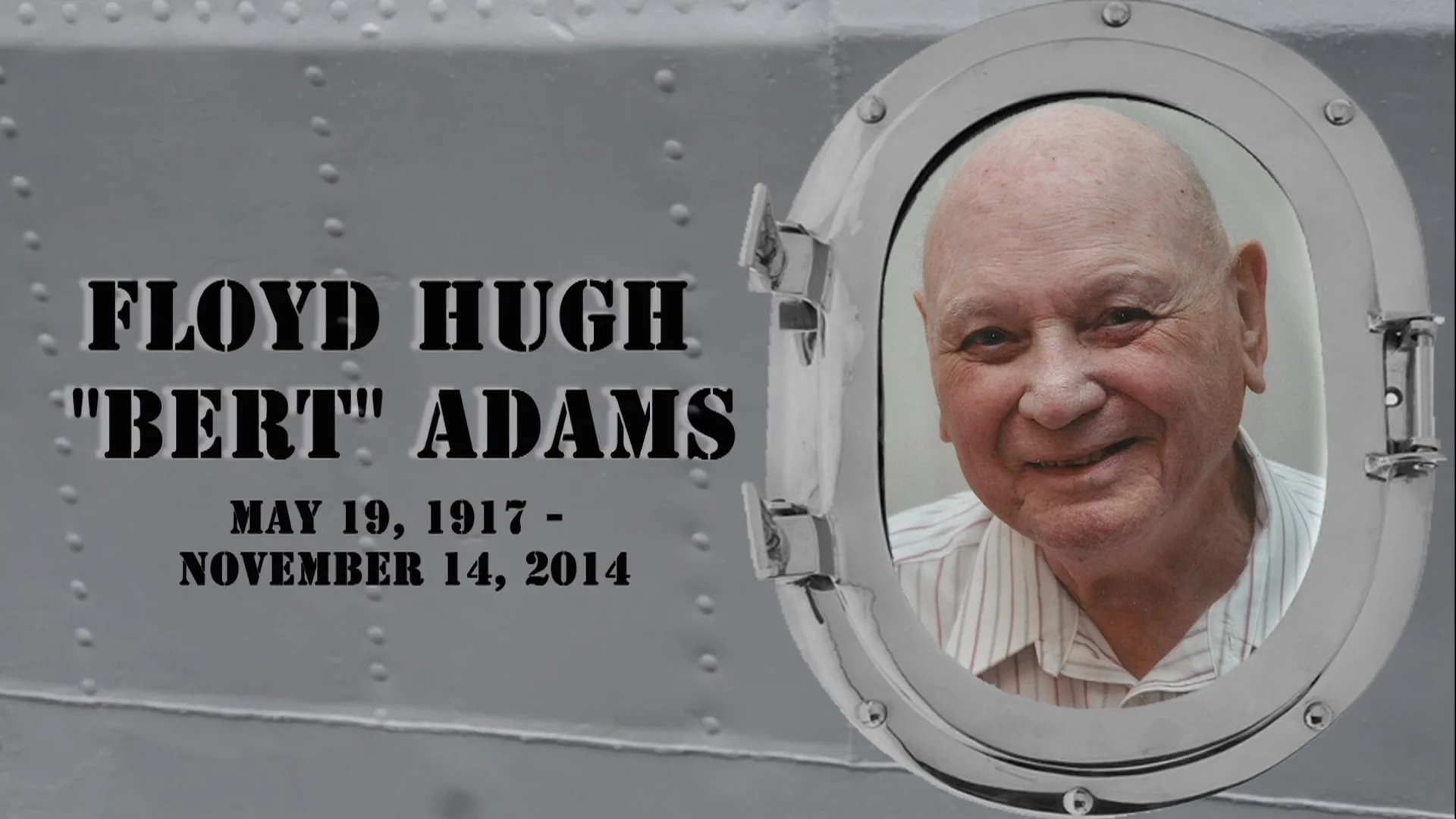 A Tribute To Bert Adams on Vimeo