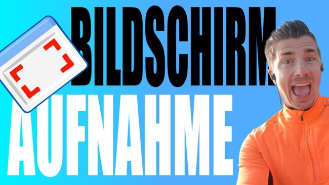 Wie nehme ich meinen Bildschirm auf?