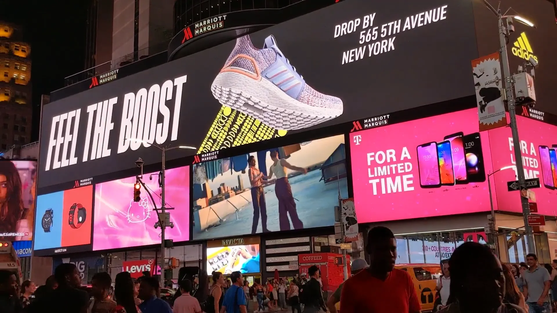 Adidas 2025 times square