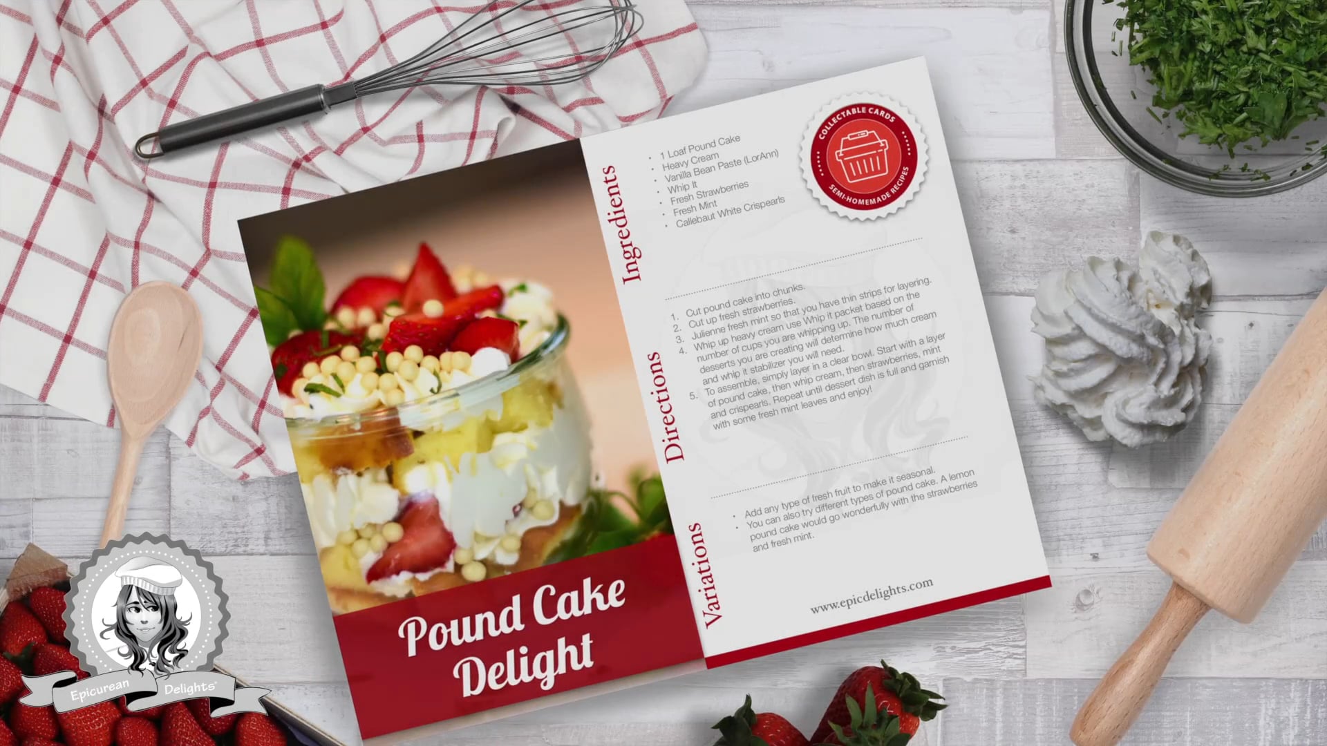 Free Video: Semi-homemade Pound Cake Dessert