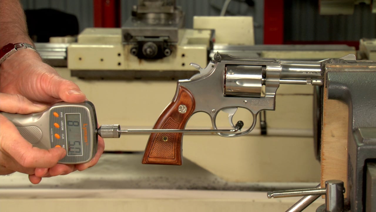 Smith & Wesson Revolver Project - How to Lighten and Smooth the Trigger ...
